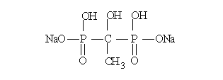 羟基乙叉二膦酸钠（HEDP·Na）结构式