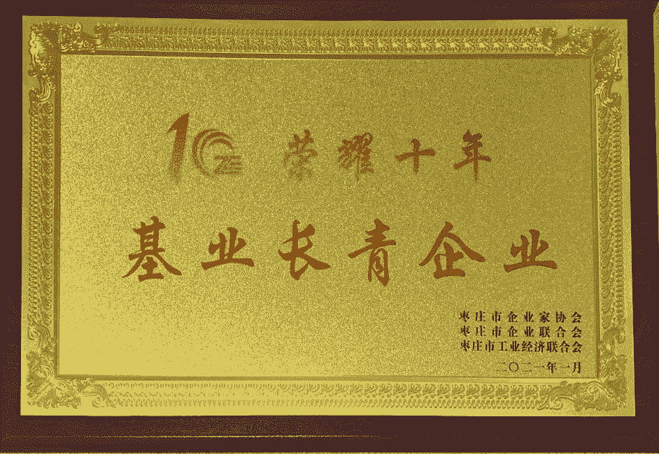 荣耀十年基业长青企业 荣耀十年基业长青企业